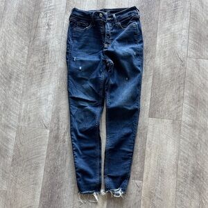 Old Navy Women's Dark Blue Skinny Jeans